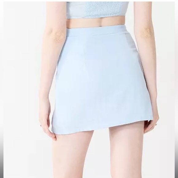 Speechless Side Slit Mini Skirt and Tied Front Crop Top Outfit size Large NWT - Picture 7 of 10